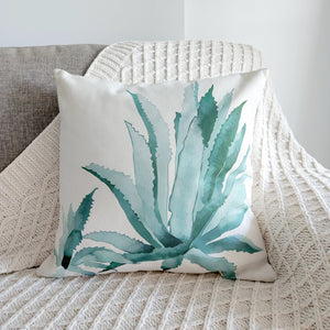 Sage Green Decorative Cushion Cover, Square Thrown Pillow Case