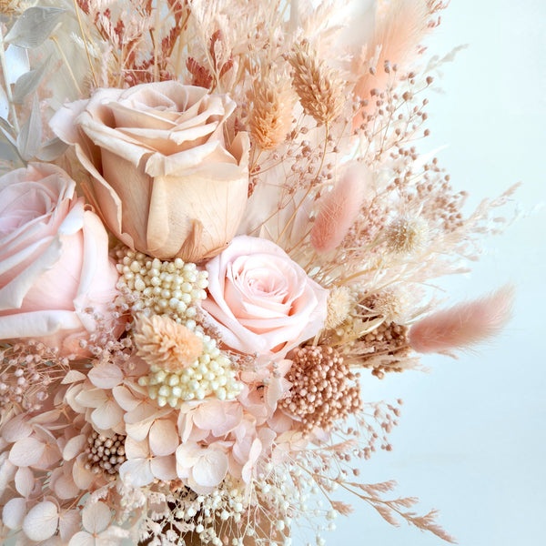 Pale Pink Flower Bouquet, Wedding Floral Arrangement