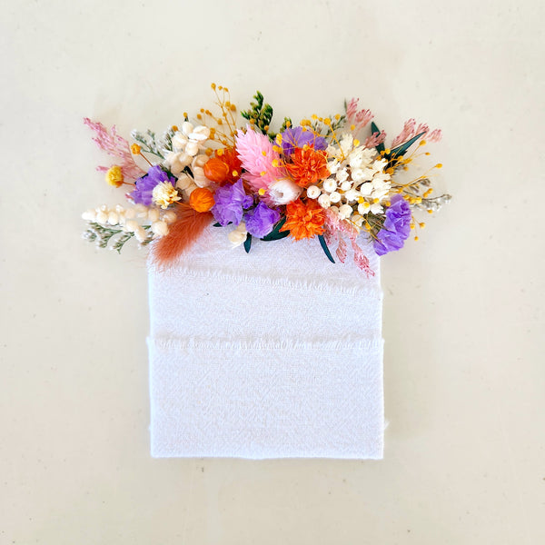 Wildflower Pocket Boutonnieres, Dried Flower Pocket Flower, Wedding Flower, Groom's Buttonhole