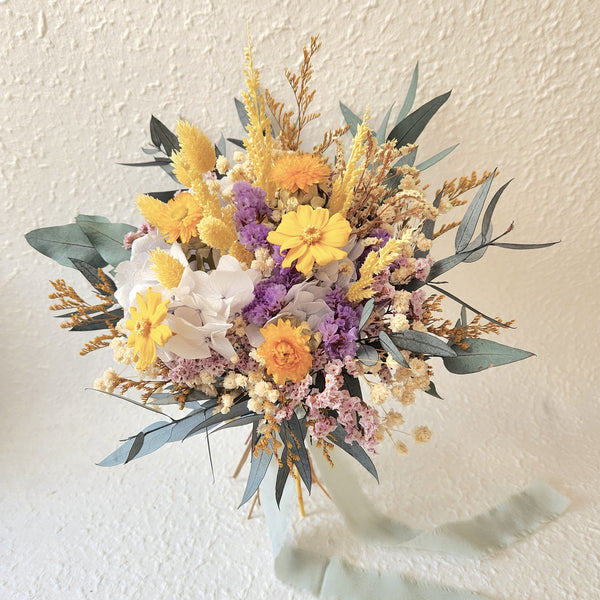 Golden Sunshine Dried Flower Bouquet
