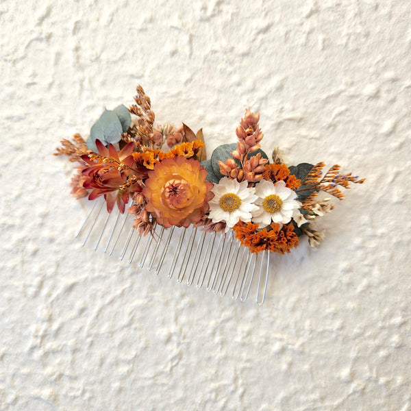 Colourful Wildflower Hair Combs, Dried Flowers, Wedding Flower,  Hair Comb, Photo Props