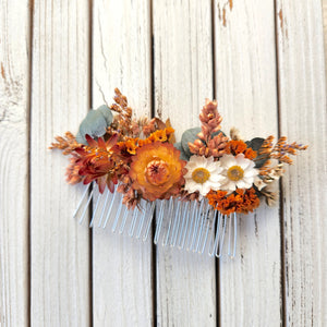 Colourful Wildflower Hair Combs, Dried Flowers, Wedding Flower,  Hair Comb, Photo Props