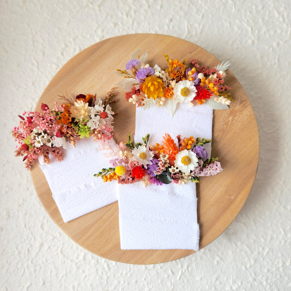 Wildflower Pocket Boutonnieres, Dried Flower Pocket Flowers, Wedding Flower, Groom's Buttonholes