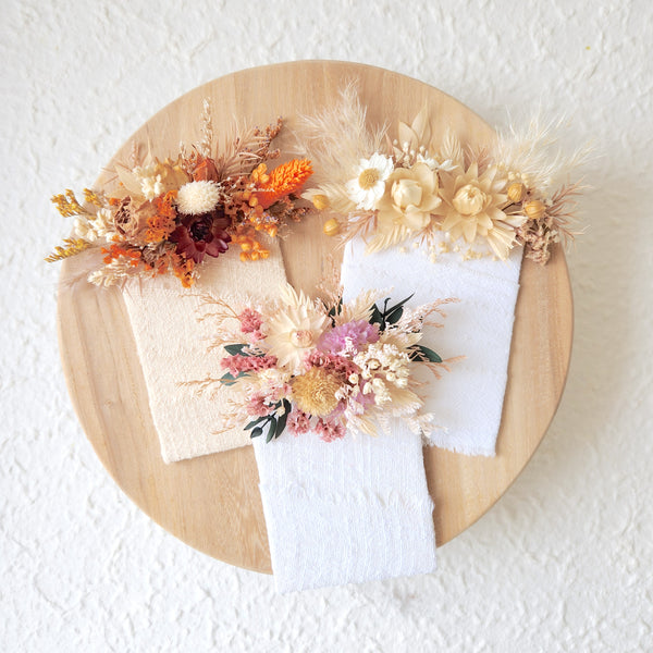 Assorted Dried Flower Pocket Flower, Wedding Floral Accessories