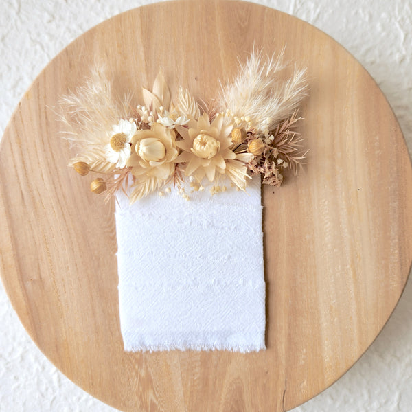 Assorted Dried Flower Pocket Flower, Wedding Floral Accessories