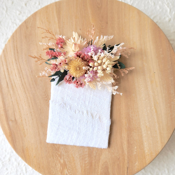 Assorted Dried Flower Pocket Flower, Wedding Floral Accessories